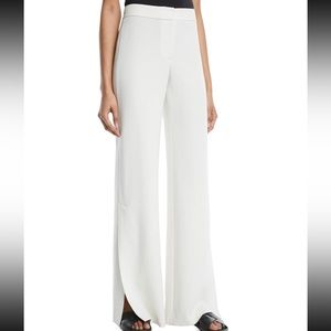 Theory Admiral Crepe High-Slit Pants
